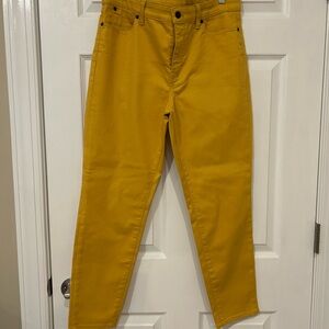 Talbots Yellow Straight Leg Jeans